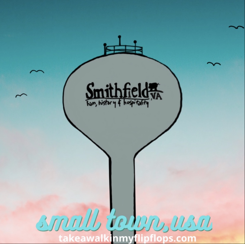 Smithfield Virginia watertower visit small town usa